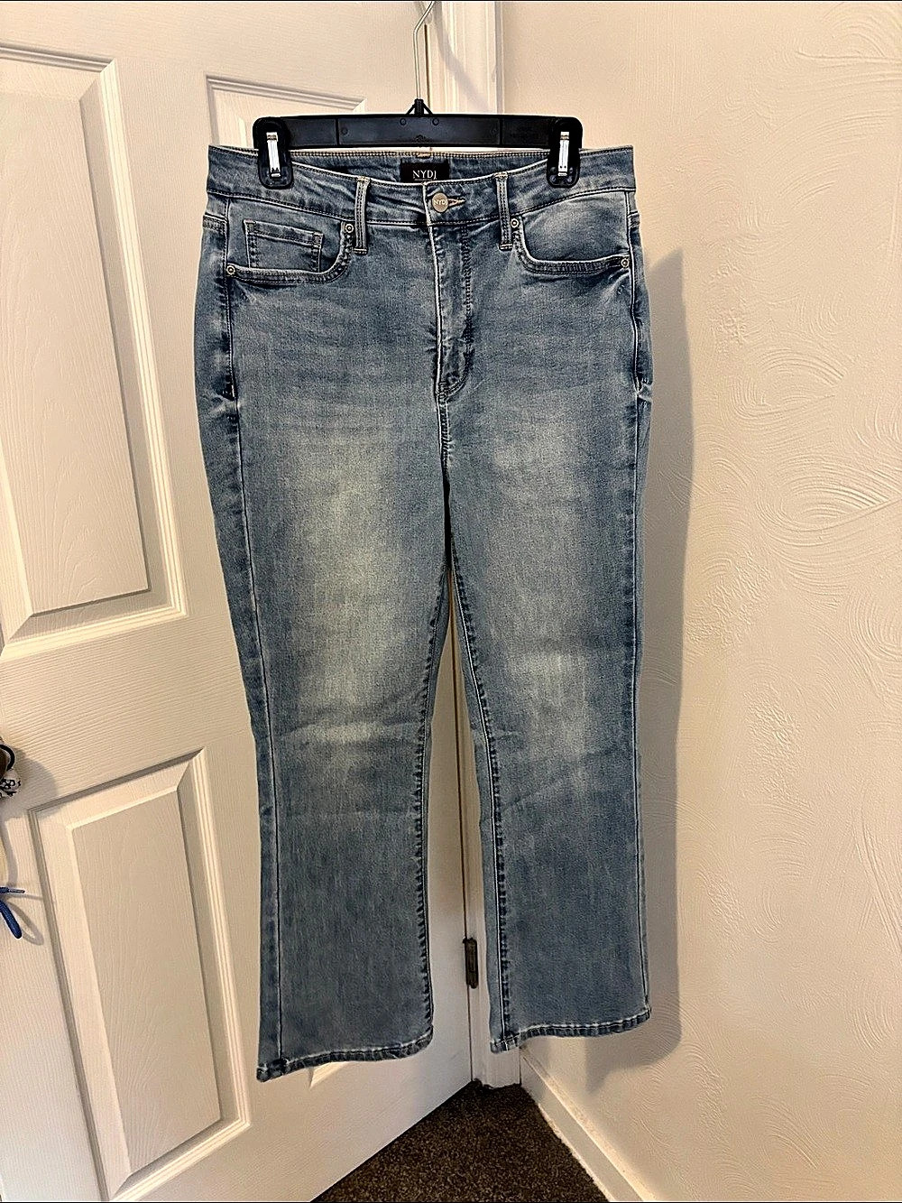 NYDJ Billie Mini Boot Mini Boot Jeans Blue Size 8 Like New